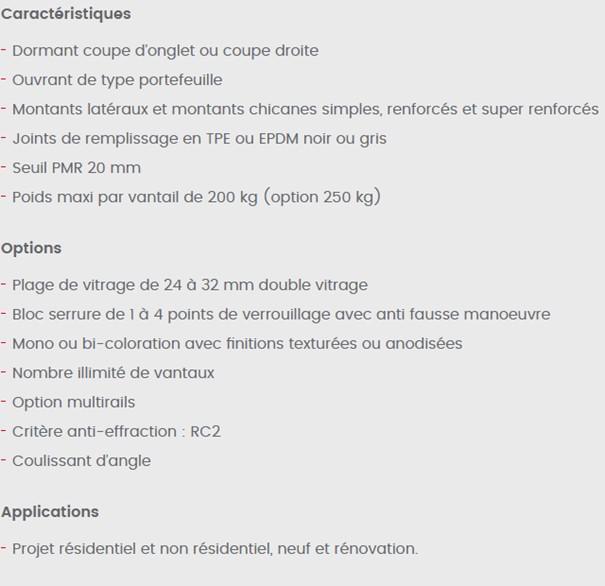 ALU - Coulissant 67CL32