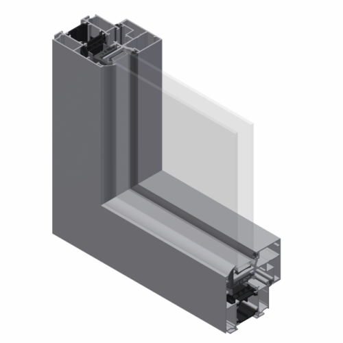 ALU - Fenêtre 67FRG16 Ourant Caché
